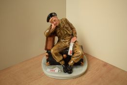 A Royal Doulton Classics limited edition bone china figure 'The Railway Sleeper' HN 4418, number