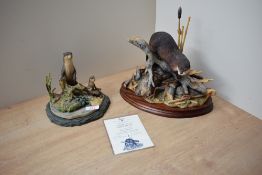 A Border Fine Arts limited edition figure group 'Early Morning' model number B0704, modelled by