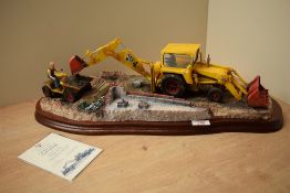 A Border Fine Arts limited edition figure group, 'Building Britain', model number BO737 by Ray