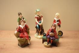 A group of five Reg Johnson (Formerly at Royal Doulton) figures/figurines comprising 'The Red