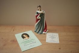 A Royal Doulton bone china limited edition Queens of the Realm figurine 'Queen Anne' HN 3141,