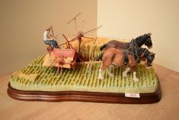 A limited edition Border Fine Arts figure group 'The Last Bout' model number B0895 by Ray Ayres,