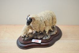 A Border Fine Arts limited edition figure group 'Blackfaced Ewe and Lambs' (Style One), model number