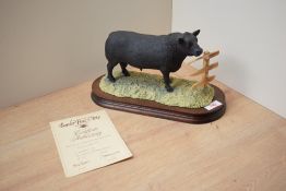 A Border Fine Arts limited edition figure 'Aberdeen Angus Bull' (Style One), model number L59,