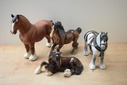 A Beswick Pottery Burnham Beauty (without harness) model number 2309 designed by Albert Hallam in