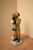A Royal Doulton Classics limited edition bone china figure 'Farewell Daddy' HN 4363, number 712/