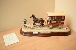 A limited edition Border Fine Arts figure group 'The Opportunist' model number B0776 by Ray Ayres,