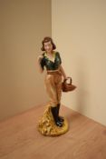 A Royal Doulton Classics limited edition bone china figure 'The Land Girl' HN 4361, number 2345/