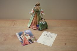 A Royal Doulton bone china limited edition figurine 'Lady Jane Grey' HN 3860, modelled by Pauline
