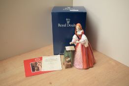 A Royal Doulton bone china limited edition figurine 'Princess Elizabeth' HN 3682, modelled by Paul
