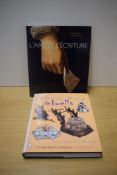Two volumes - The Collectors World od Inkwells by Jean and Franklin Hunting selling with L'Art of