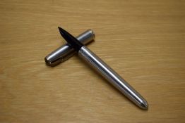 A Parker 51 Flighter aerometric fill fountain pen in Flighter with gold trim to cap