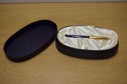 A boxed Parker Sonnet Premiere converter fill fountain pen. Limited Edition Assession - The Queens