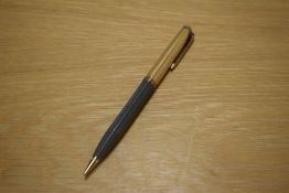A Parker 51 Propelling pencil in grey with Gold Filled cap. (some rub to the cap)