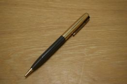 A Parker 51 Propelling pencil in a Dark Olive Green colour with Gold Filled cap