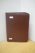 A 48 pen leather carry folder