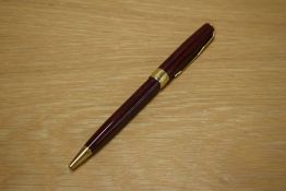A Parker Sonnet ballpoint pen in Laque Premier Red