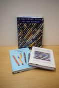 Three volumes. Fountain Pens Vintage and Modern, Fountain Pens Of United Stateds of America and