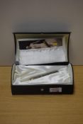 A boxed Conway Stewart Dinkie series cartridge converter fill fountain pen in Tiffany Blue No555/126