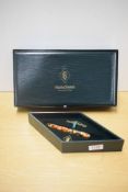 A boxed Conway Stewart 58 converter fill fountain pen 620/021 with one wide and two narrow cap bands