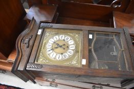 A reproduction wall clock, named President