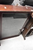 A small display cabinet, approx width 54cm
