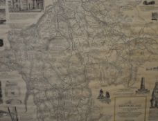 Local interest* After Alfred Wainwright (British 1907-1991) A map of the County of Westmorland, as