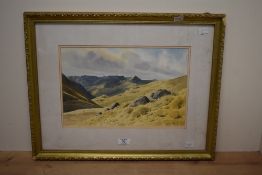 Local interest* Jack Beddows (British 1943-1993) watercolour, Lakeland landscape, signed lower