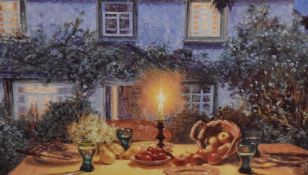 After Stephen J Darbishire (British b.1940) a group of four colour prints, two exterior scenes