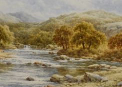 Local interest* Charles A Bool (British 19th/20th century) watercolour 'On The Lune, Kirkby