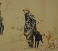 After Ros Goody (British contemporary) a pair of limited edition colour hunting related prints,