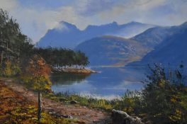 Local interest* Arthur Terry Blamires (British b.1930) oil on board 'Pillar, Steeple & Ennerdale