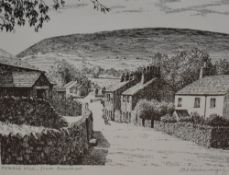 Local interest* After Alfred Wainwright (British 1907-1991) two signed monochrome prints Edisford