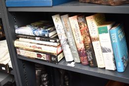 Two boxes containing various military books, to include The Nepoleonic Wars, Charles Spencer