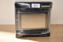 A Garmin Nuvi 1490T Sat Nav in original packaging