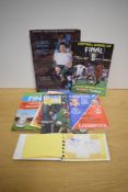 Leeds United Autograph Album and Match Day Programmes, contains 1979 Vs Ipswich Nick Mills, Roger