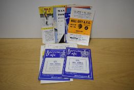 1950's Football Programmes, 1959 Bradford City V Newport C, V Wrexham, V Bournemouth, V Southend