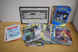 Football Programmes, Leeds United 1968-1980's including 1964 Leeds United V Nottingham Forest,