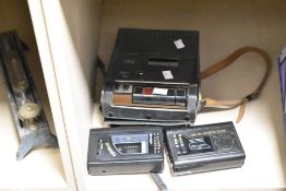 A Japanese 'SL 50' electronic cassette player, sold together with a Sharp Stereo cassette player and