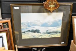 After W. Heaton Cooper (British) 'Ullswater Fell Gowbarrow Fell', watercolour print, 53cm x 44cm