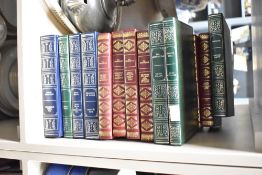 A large group of books to include titles such as Ivanhoe by Walter Scott, The Moonstone by Wilkie