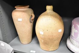 A 19th/20th century stoneware flagon, named for G Parker Wine & Spirit Vaults Welsh Pool 32cm sold