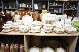 A large Minton fine bone china 'Spring Bouquet' part dinner/tea service, comprising one hundred