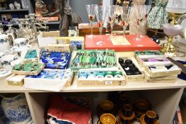 A large assortment of Clark & CO sewing thread etc.