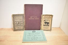 Folding Maps. Four titles: Bacon's New Commercial & Reference Chart of the British Isles (c.1910);