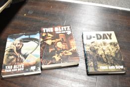 Three novels, The Blitz Then and Now, by Winston Ramsey, volumes one through three.