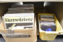 Approximately one hundred vinyl records, a real mixed lot, viewing recommended.