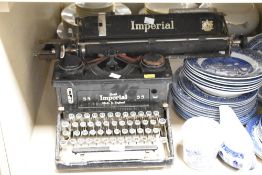 A vintage Imperial 55 'quiet' type writer