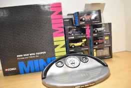 Corgi 1:36 scale Die-casts, Mini Coopers, CC86501, CC86502, CC86503, CC86504, CC86505, CC86506,