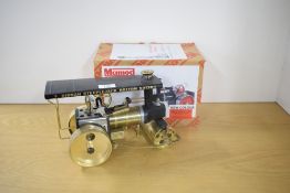 A Mamod Limited Edition Steam 4 Fun Live Steam SR1A Steam Roller, brass boiler, brass wheels with